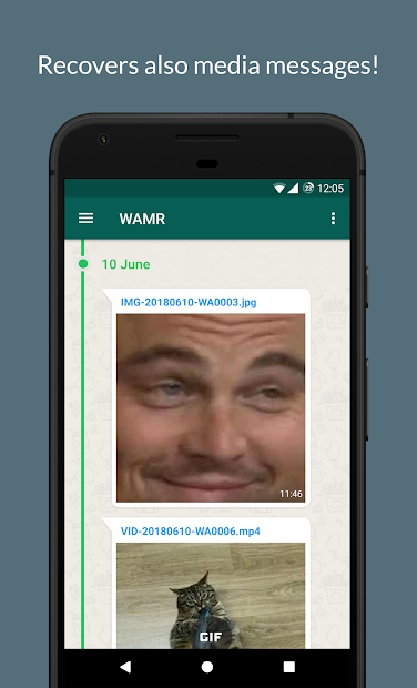 imagen de WAMR - Recupera mensajes borrados 2