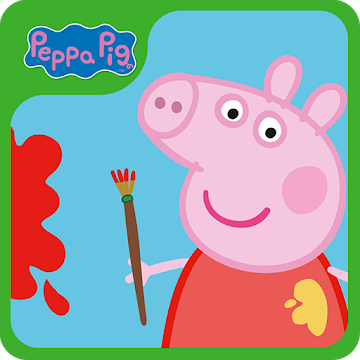 icono de Peppa Pig: Paintbox