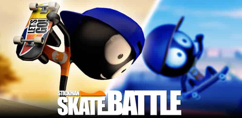Portada de Stickman Skate Battle