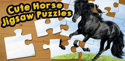 Cute Horse Jigsaw Puzzles cover